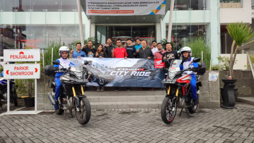 Awali Tahun Pecinta Honda Cb X Rolling City Kota Malang