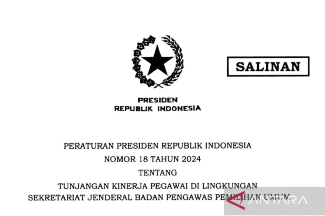 Naikkan Tunjangan Pegawai Setjen Bawaslu, Jokowi Terbitkan Perpres Baru ...