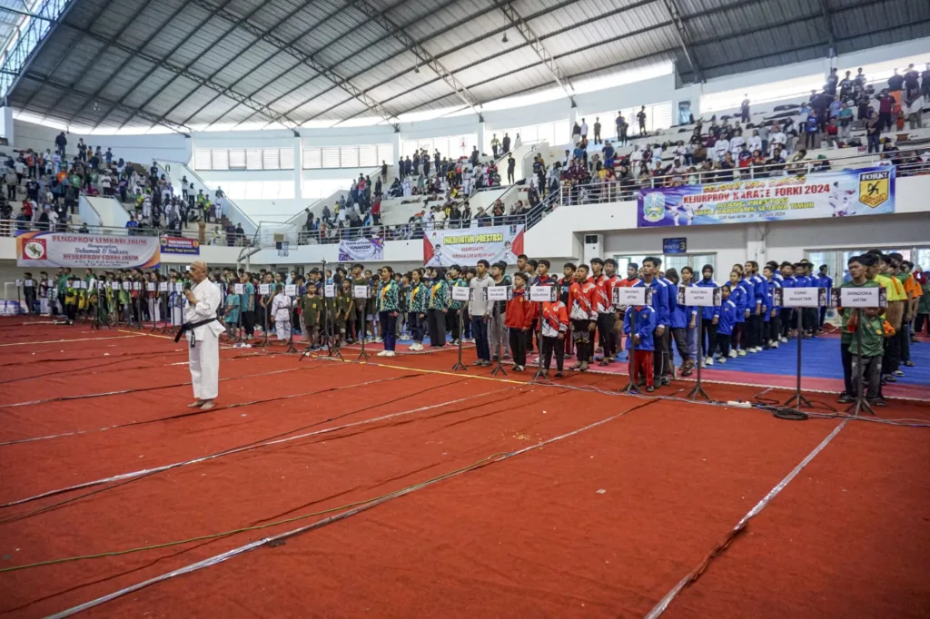 Jadi Tim Medis, KSR PMI Unit POLTEKKES PIM Dukung Kejurprov Karate Jatim 1 POLTEKKES PIM