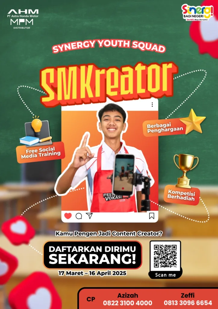 MPM Honda Jatim Hadirkan Wadah Kreativitas Digital untuk Generasi Muda Melalui Program Synergi Youth Squad 1 Malang Posco Media