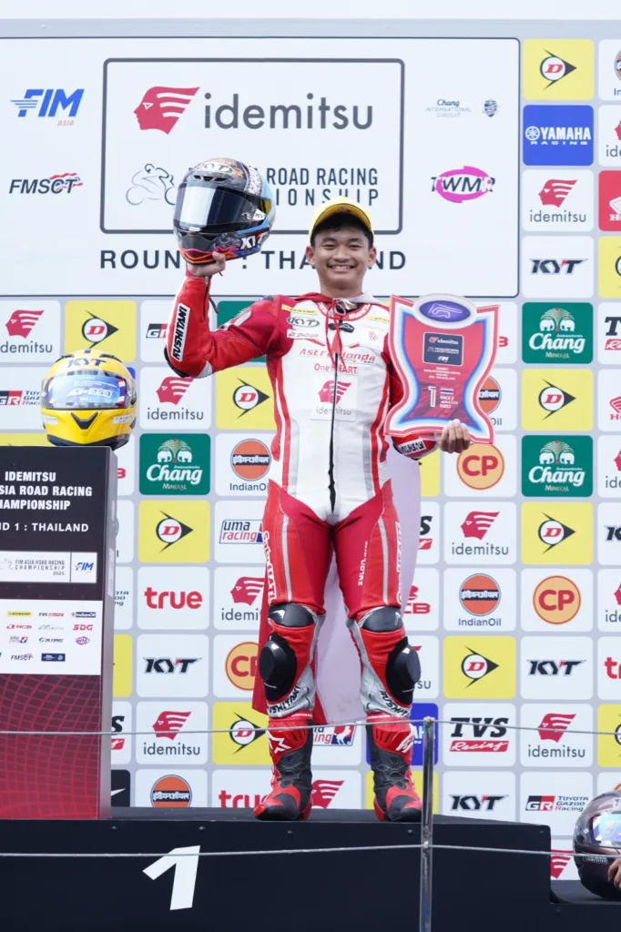 CBR250RR Double Winner, Astra Honda Borong 5 Podium di ARRC Buriram 1 Malang Posco Media