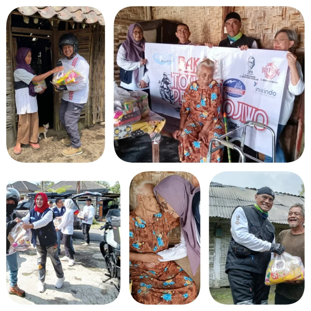 Touring de Pronojiwo Berlangsung Seru, Peserta Juga Lakukan Bakti Sosial 2 Malang Posco Media