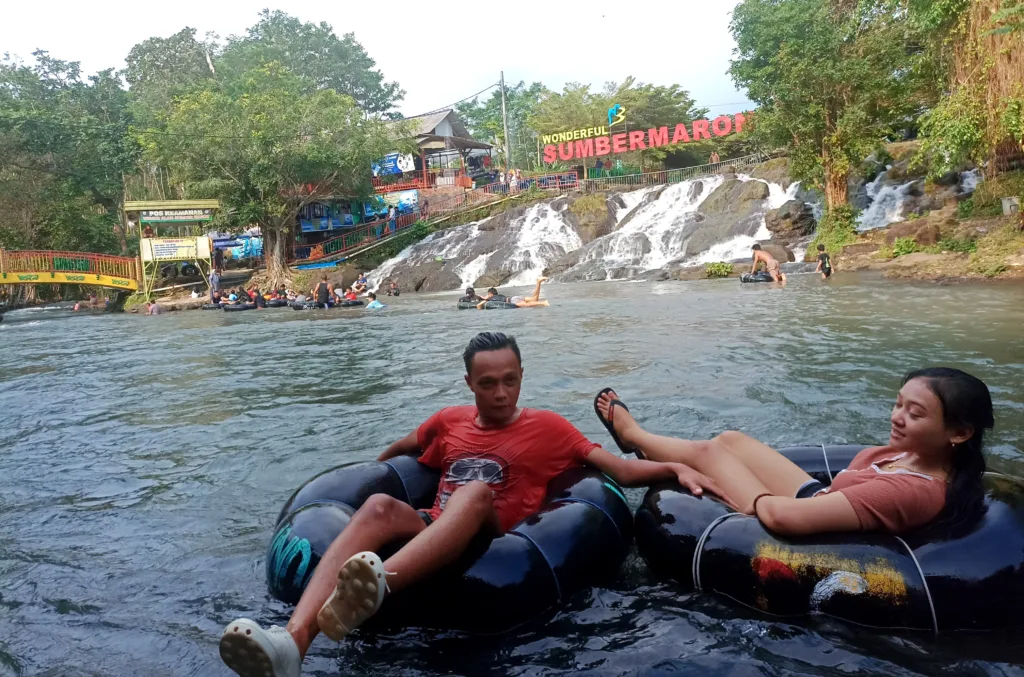 Sumber Maron, Sensasi River Tubing Sepuasnya 1 Malang Posco Media