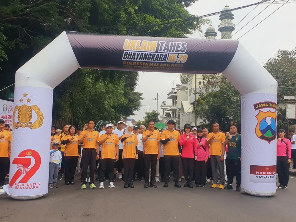 Uklam Tahes Bhayangkara 79, Momentum Bangun Pola Hidup Sehat Bareng Rekreasi 1 Malang Posco Media