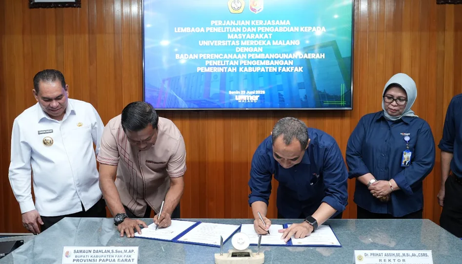 Sinergi Pendidikan dan Pembangunan: Langkah Strategis Unmer Malang dan Kabupaten Fakfak 2 Malang Posco Media