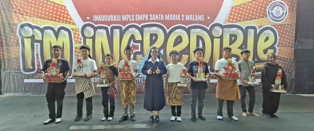 MPLS Ramah 2025/2026 SMPK Santa Maria 2 Malang, I'm Incredible Inagurasi Wadah Kreativitas Siswa Baru 1 Malang Posco Media