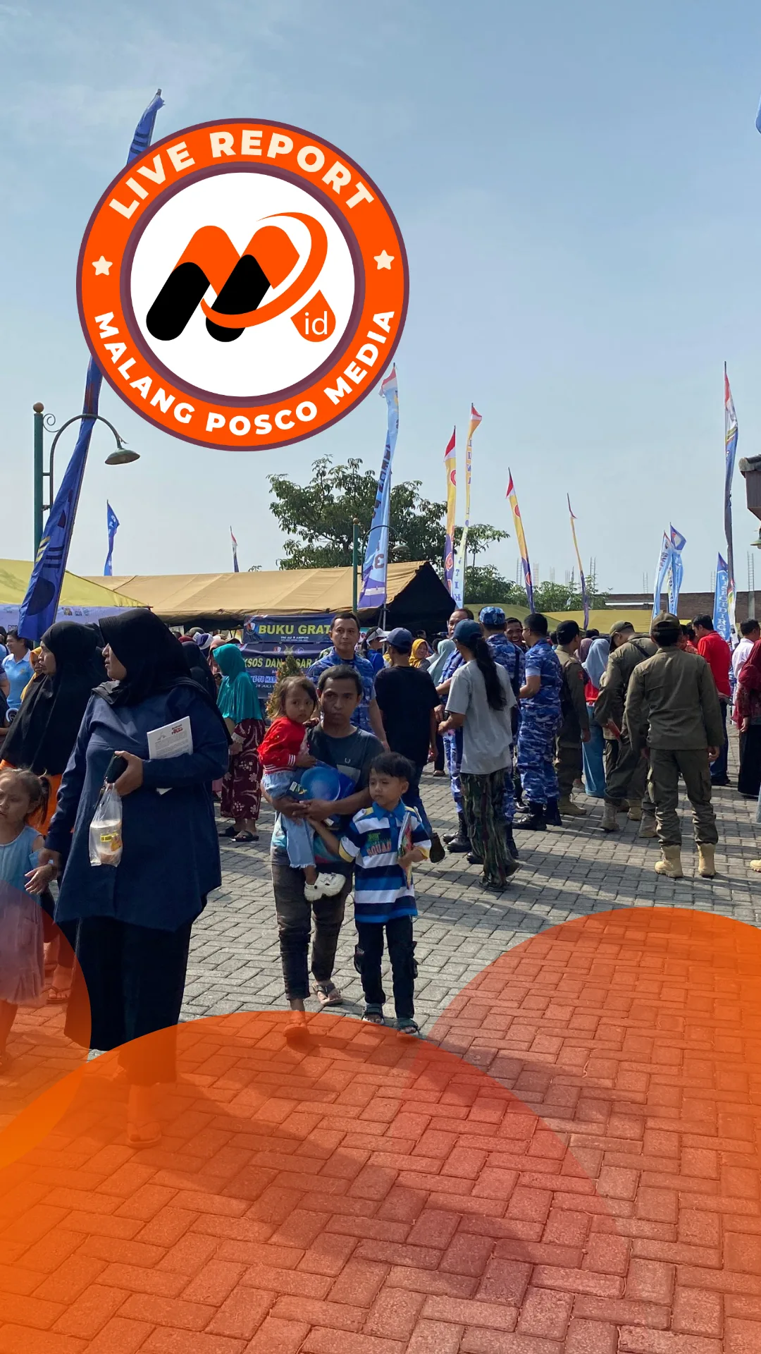 Live Report Bakti Sosial Peringatan ke-78 Hari Bakti TNI Angkatan Udara