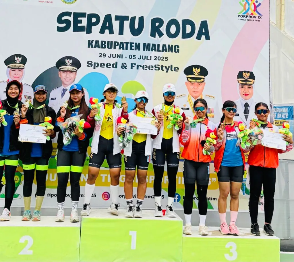 Luar Biasa, Sepatu Roda Kabupaten Malang Rebut 5 Medali Emas 1 Malang Posco Media