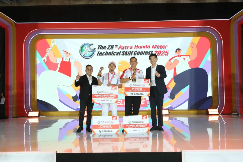 Teknisi MPM Honda Jatim Borong Prestasi di Ajang AHM-TSC 2025 2 Malang Posco Media
