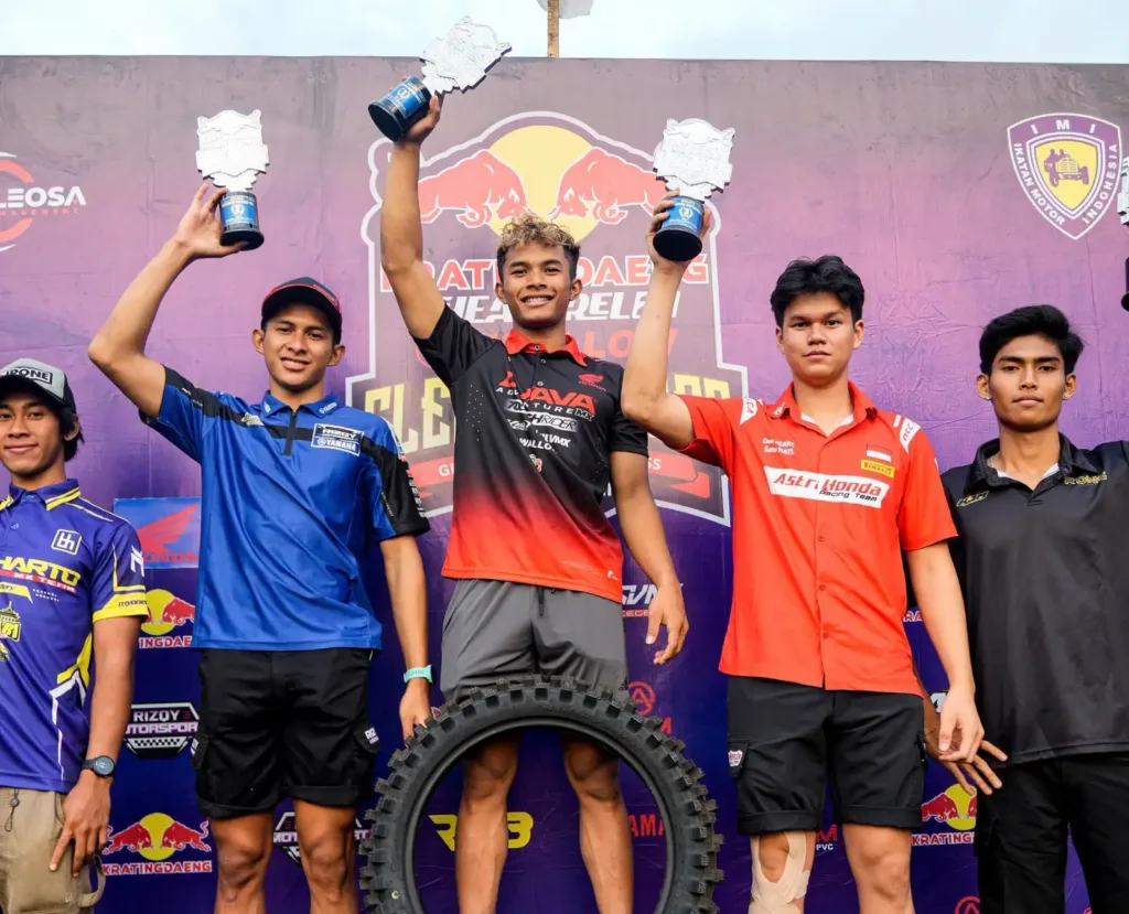 Double Podium, Arsenio dan CRF250R Melesat Kencang di Kejurnas Motocross Magelang 2 Malang Posco Media
