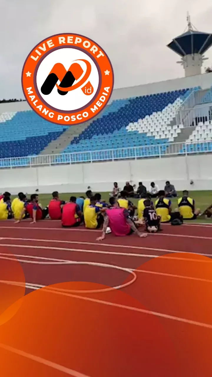 Pemain Arema FC Doa Bersama Jelang Super League