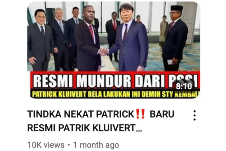 Hoaks! Pelatih Timnas Kluivert Menyatakan Mundur pada Awal Maret 2025
