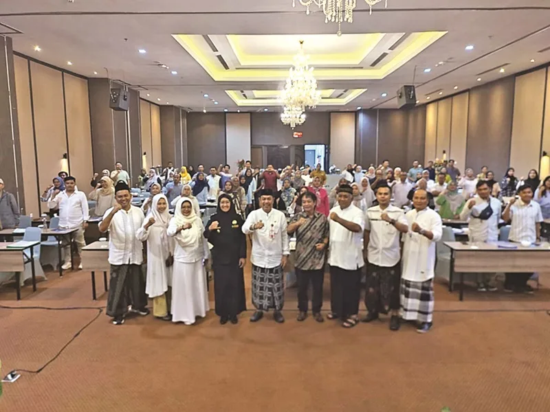 foto bersama peserta pelatihan Pembukuan dan Pelaporan Cukai